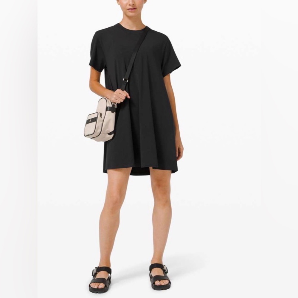 lululemon athletica Black Tee Dress